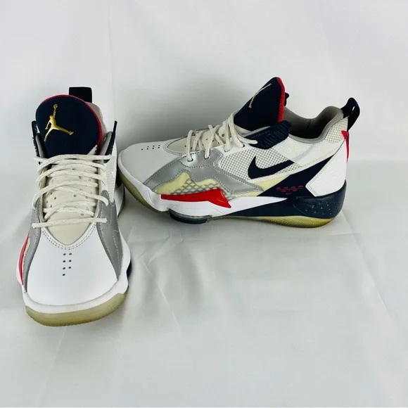 Men's Nike Air Jordan Zoom 92 USA Olympics Basketball Shoes CK9183-101 Size: 8 - Picture 2 of 14